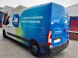 rotulación de vehículo impreso laminado en Gipuzkoa